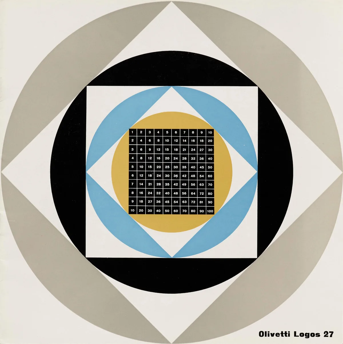 Graphic design by Giovanni Pintori for the Logos 27